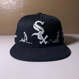 Teamsesh Chicago white Sox “sex” fitted hat size 7